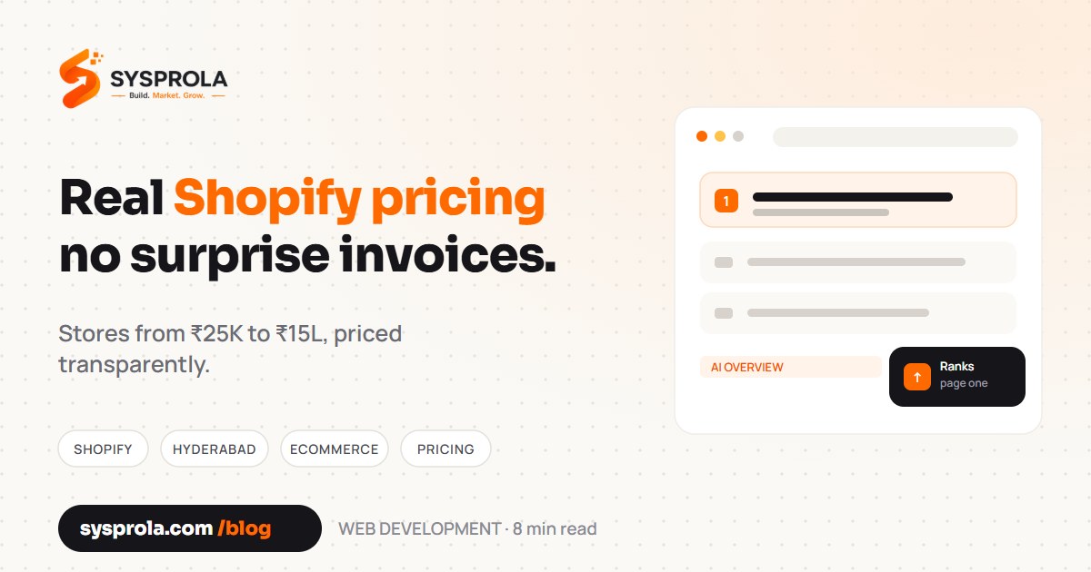 Shopify Development Cost in Hyderabad: 2024 Pricing Guide
