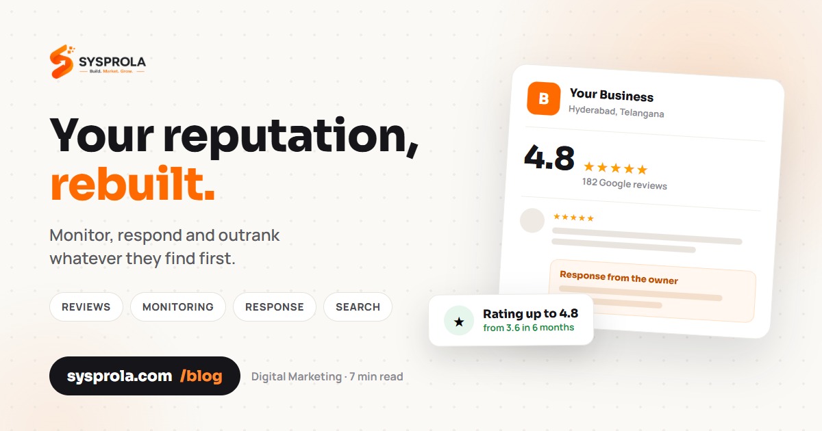 Online Reputation Management Services Hyderabad: 2026 Guide