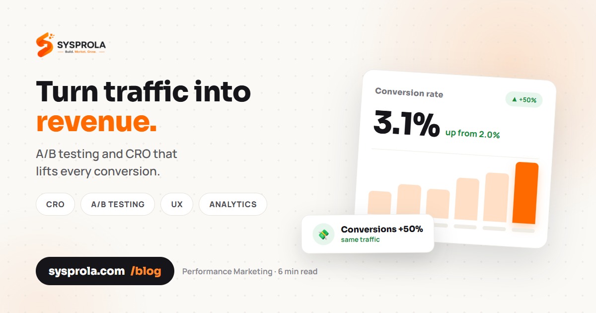 Conversion Rate Optimization Services India: 2026 Guide