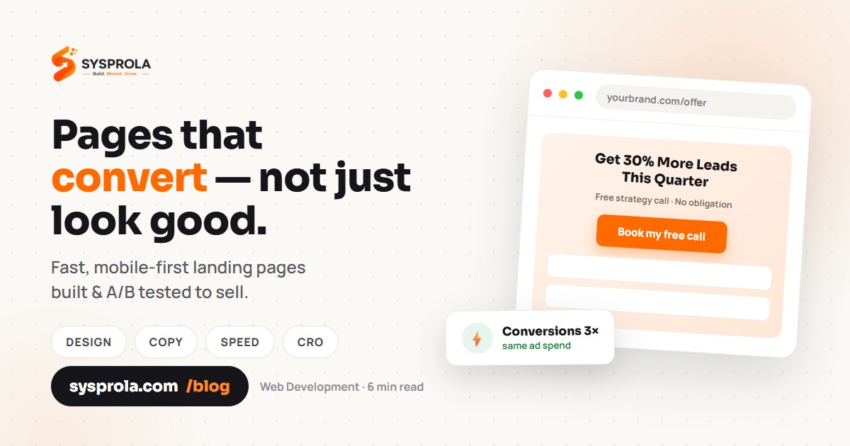 Landing Page Design Services Hyderabad: 2026 Guide