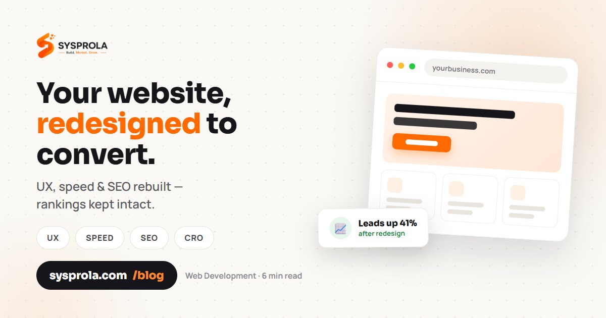 Website Redesign Services Hyderabad: The 2026 ROI Guide